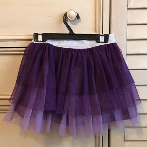 Girls Tutu Skirt Purple Tulle, Ballerina Style